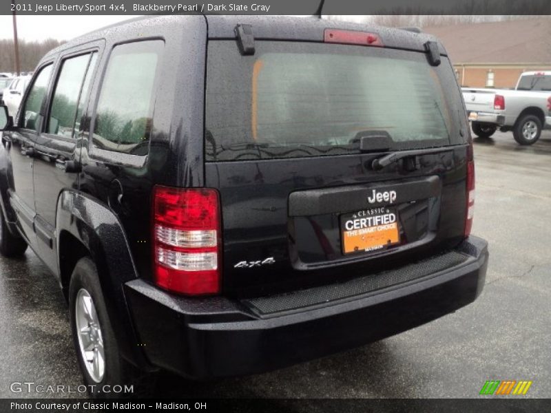 Blackberry Pearl / Dark Slate Gray 2011 Jeep Liberty Sport 4x4
