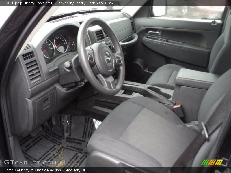 Blackberry Pearl / Dark Slate Gray 2011 Jeep Liberty Sport 4x4