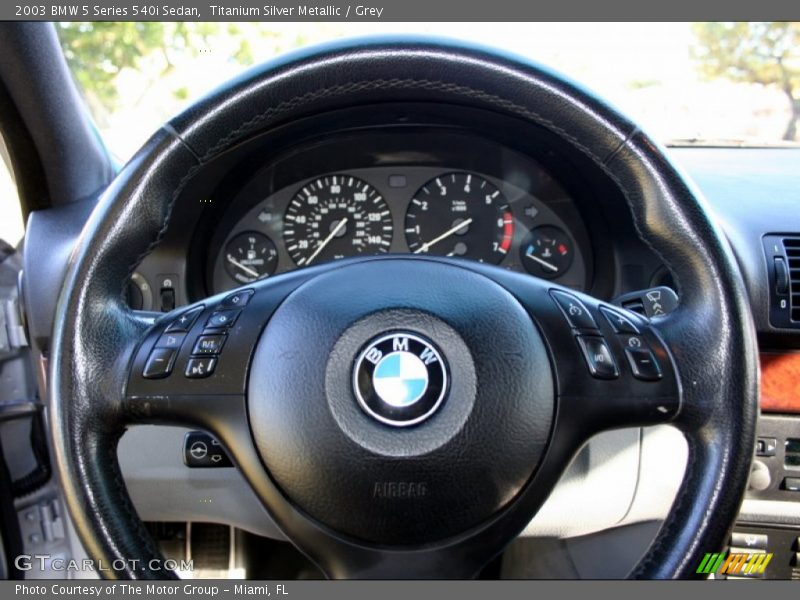  2003 5 Series 540i Sedan Steering Wheel