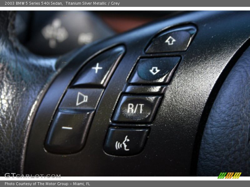 Titanium Silver Metallic / Grey 2003 BMW 5 Series 540i Sedan