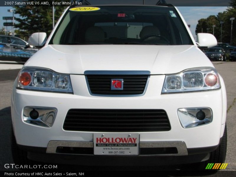 Polar White / Tan 2007 Saturn VUE V6 AWD