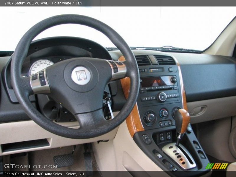 Polar White / Tan 2007 Saturn VUE V6 AWD