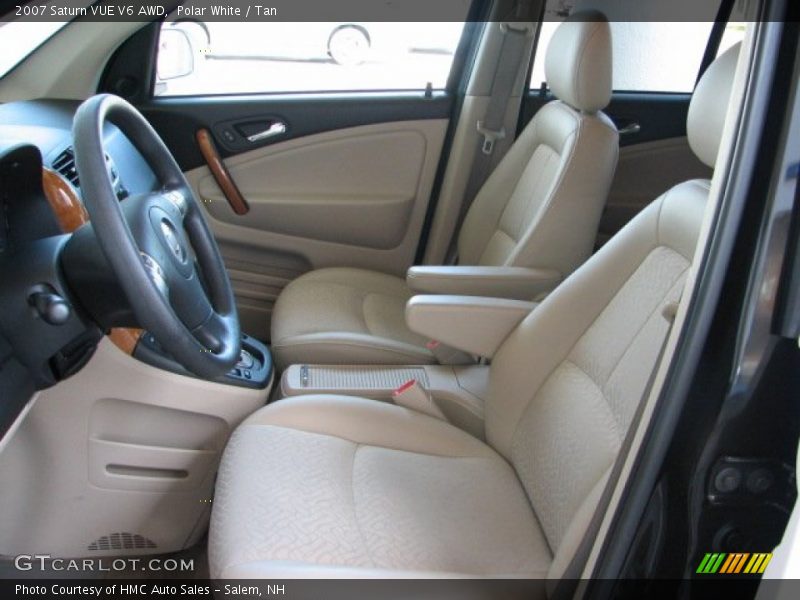 Polar White / Tan 2007 Saturn VUE V6 AWD