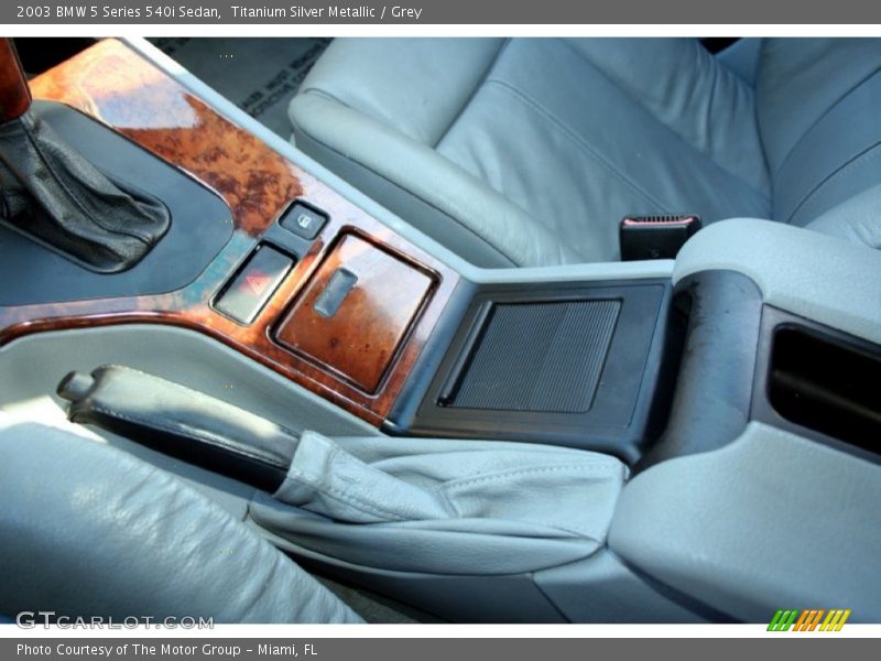 Titanium Silver Metallic / Grey 2003 BMW 5 Series 540i Sedan