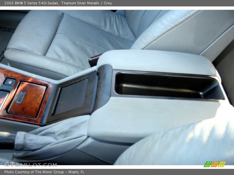 Titanium Silver Metallic / Grey 2003 BMW 5 Series 540i Sedan