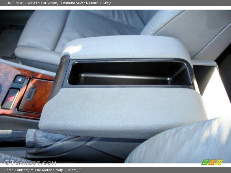 Titanium Silver Metallic / Grey 2003 BMW 5 Series 540i Sedan
