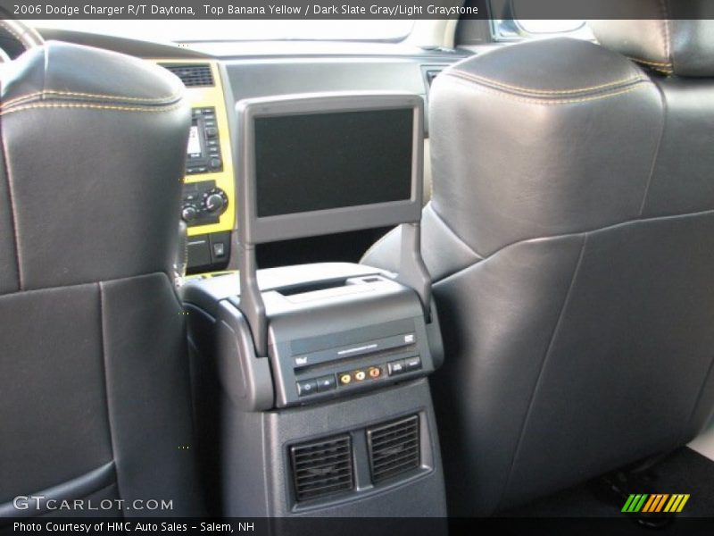 Top Banana Yellow / Dark Slate Gray/Light Graystone 2006 Dodge Charger R/T Daytona