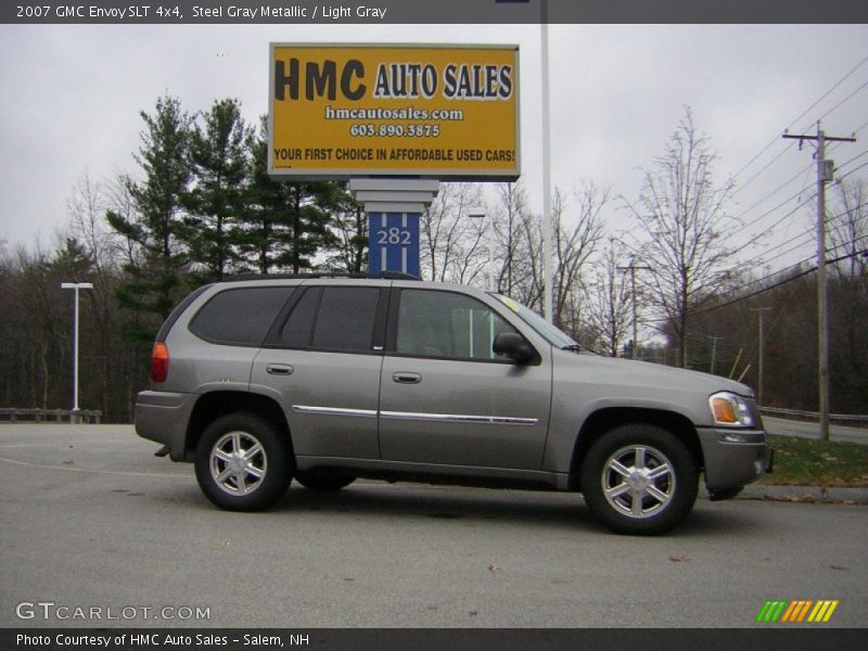 Steel Gray Metallic / Light Gray 2007 GMC Envoy SLT 4x4