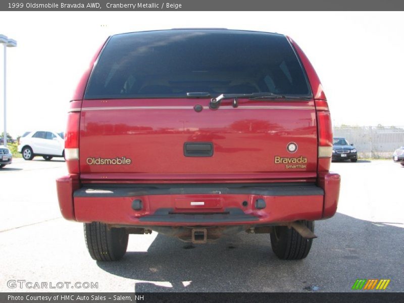Cranberry Metallic / Beige 1999 Oldsmobile Bravada AWD