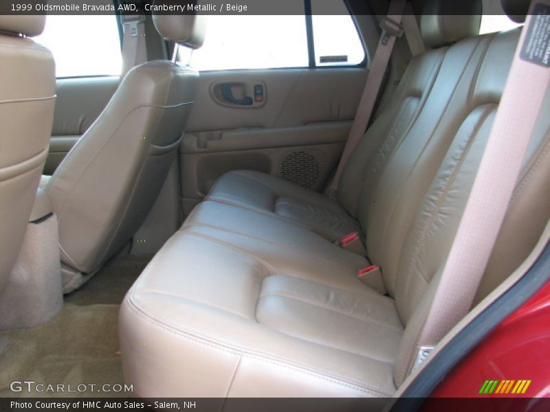 Cranberry Metallic / Beige 1999 Oldsmobile Bravada AWD