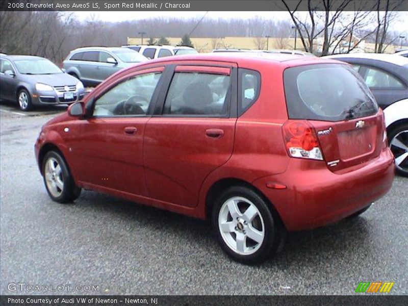 Sport Red Metallic / Charcoal 2008 Chevrolet Aveo Aveo5 LS