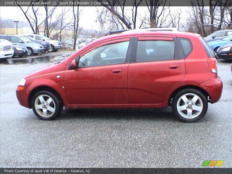 Sport Red Metallic / Charcoal 2008 Chevrolet Aveo Aveo5 LS