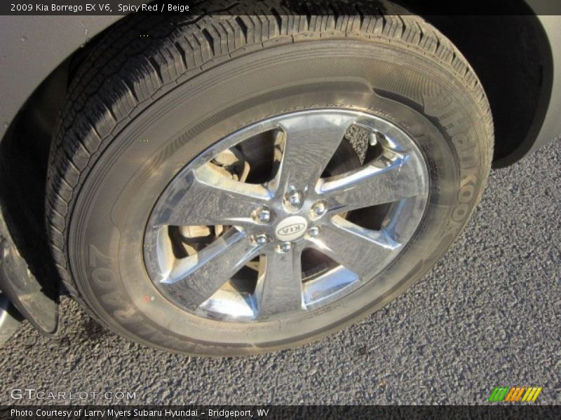 Spicy Red / Beige 2009 Kia Borrego EX V6