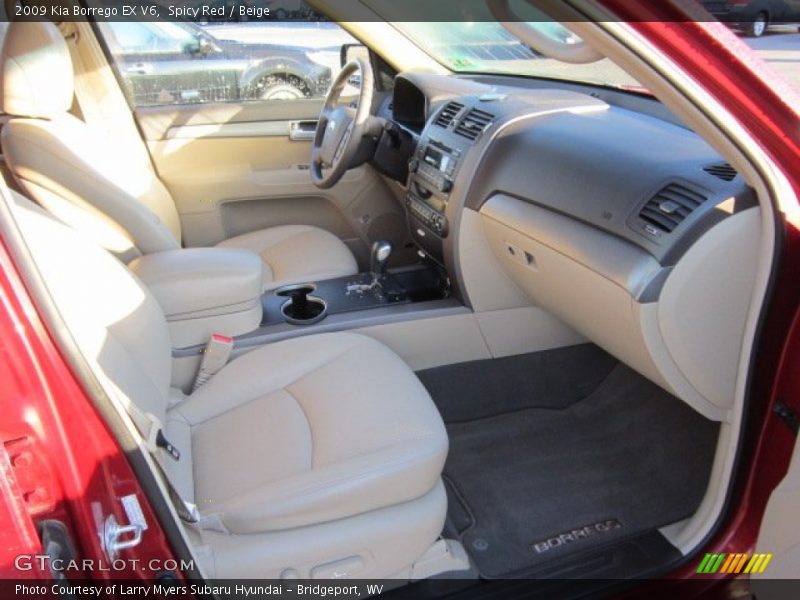Spicy Red / Beige 2009 Kia Borrego EX V6