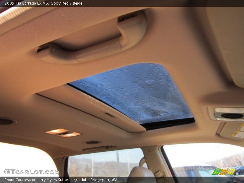 Spicy Red / Beige 2009 Kia Borrego EX V6