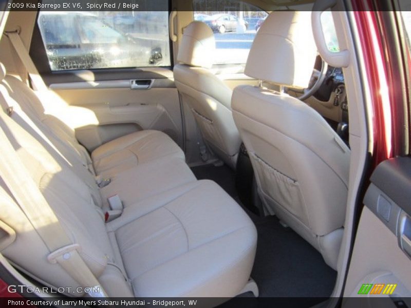 Spicy Red / Beige 2009 Kia Borrego EX V6