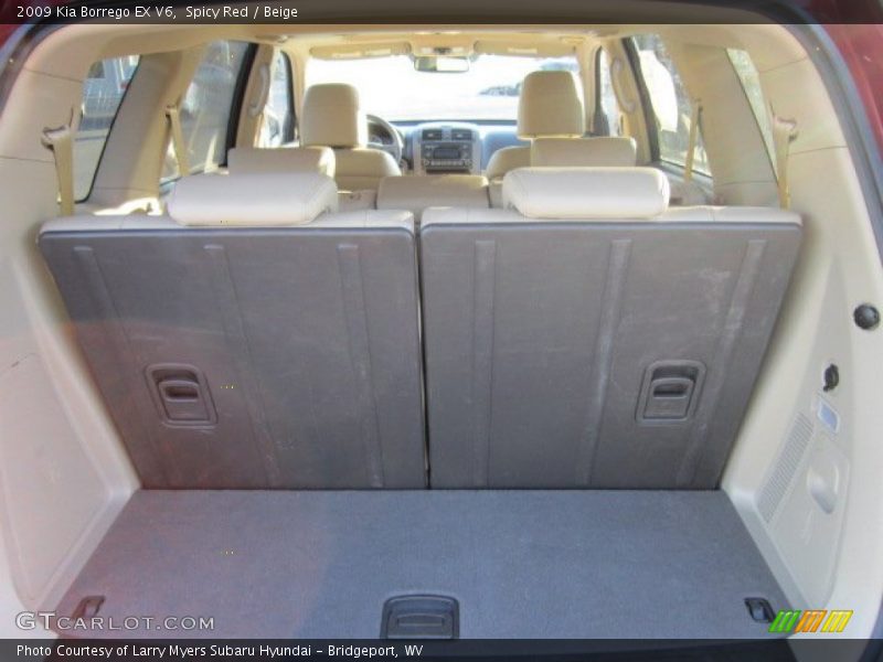 Spicy Red / Beige 2009 Kia Borrego EX V6