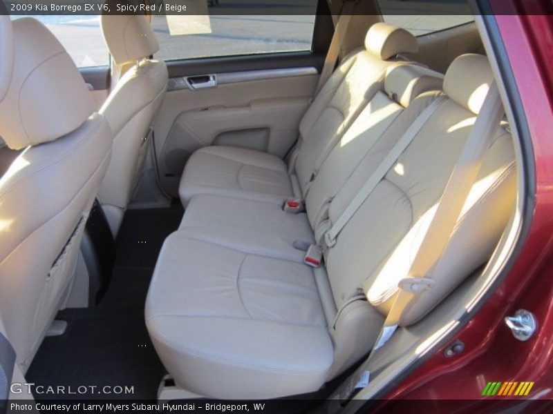 Spicy Red / Beige 2009 Kia Borrego EX V6