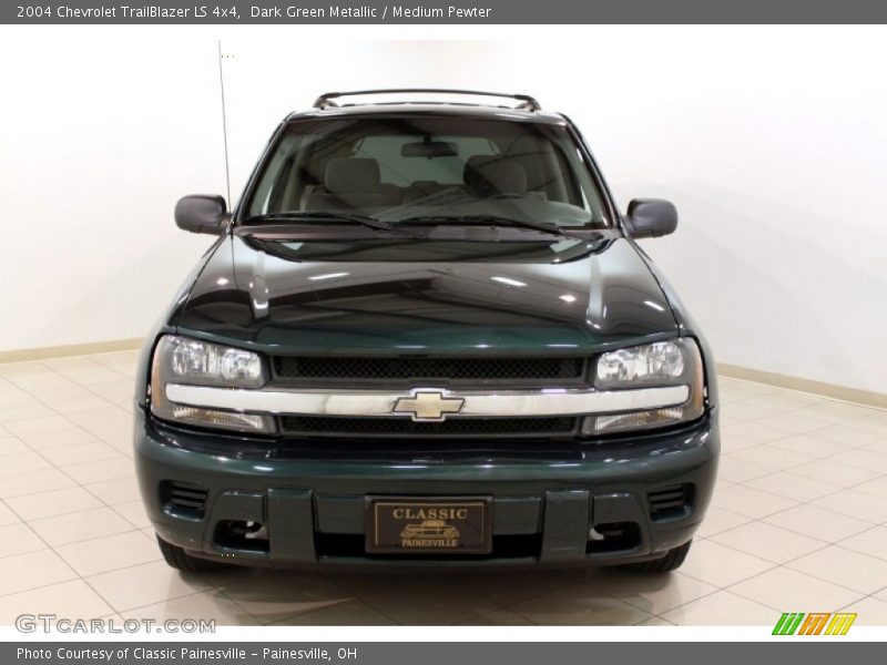 Dark Green Metallic / Medium Pewter 2004 Chevrolet TrailBlazer LS 4x4