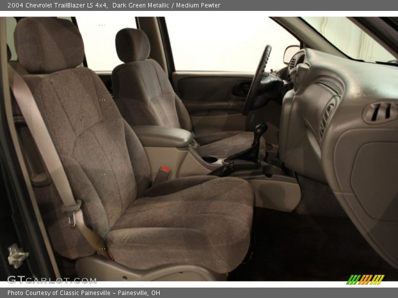 Dark Green Metallic / Medium Pewter 2004 Chevrolet TrailBlazer LS 4x4