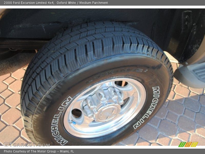 Oxford White / Medium Parchment 2000 Ford Excursion Limited 4x4