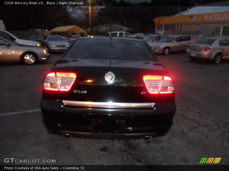 Black / Dark Charcoal 2008 Mercury Milan V6