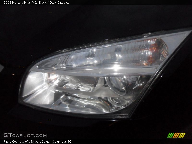 Black / Dark Charcoal 2008 Mercury Milan V6