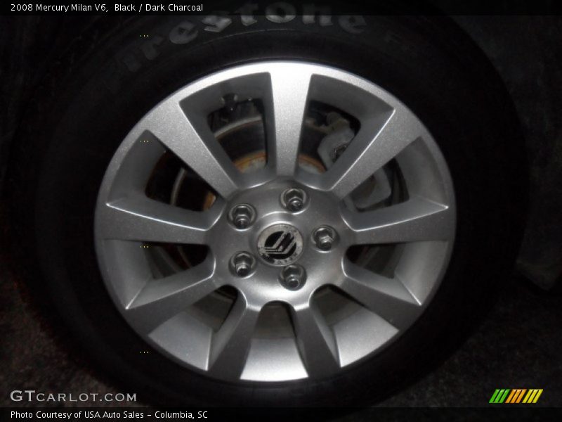 Black / Dark Charcoal 2008 Mercury Milan V6