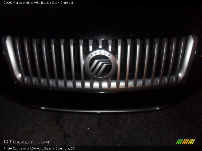 Black / Dark Charcoal 2008 Mercury Milan V6