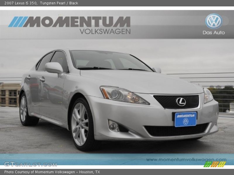 Tungsten Pearl / Black 2007 Lexus IS 350