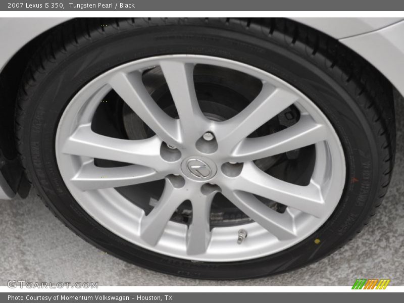 Tungsten Pearl / Black 2007 Lexus IS 350