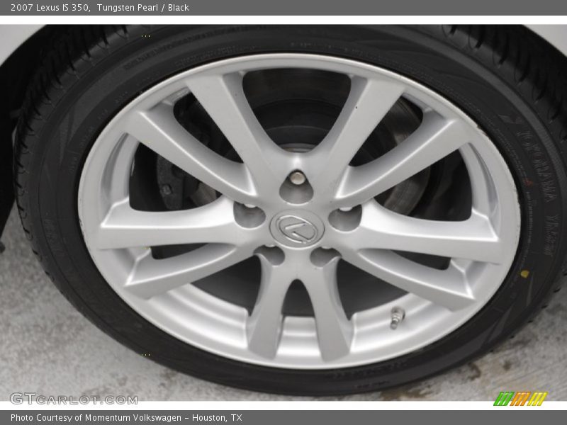 Tungsten Pearl / Black 2007 Lexus IS 350