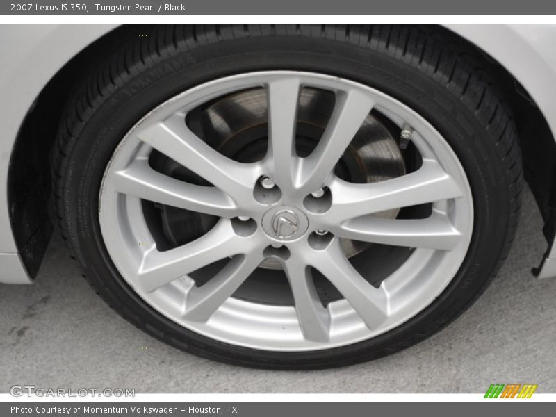 Tungsten Pearl / Black 2007 Lexus IS 350