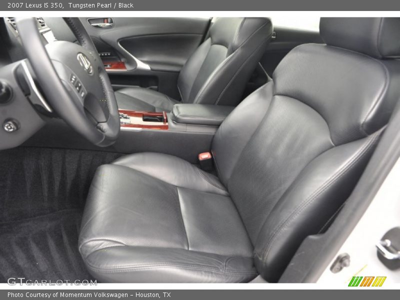 Tungsten Pearl / Black 2007 Lexus IS 350