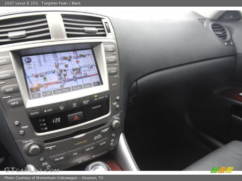 Tungsten Pearl / Black 2007 Lexus IS 350