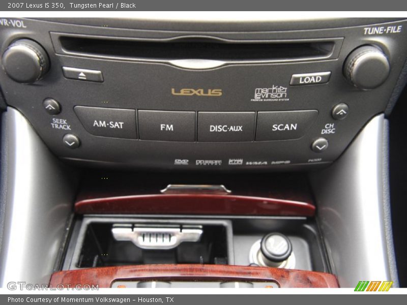 Tungsten Pearl / Black 2007 Lexus IS 350