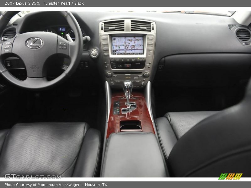 Tungsten Pearl / Black 2007 Lexus IS 350