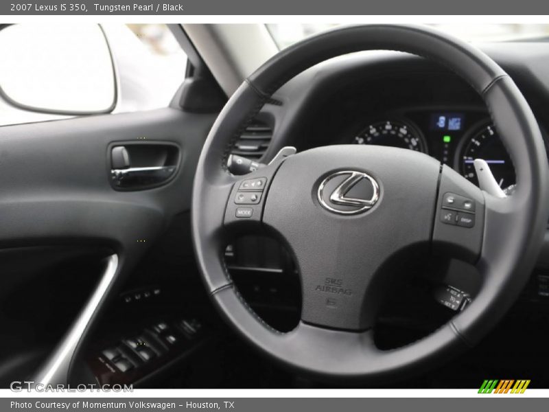 Tungsten Pearl / Black 2007 Lexus IS 350