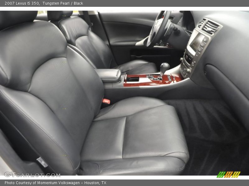 Tungsten Pearl / Black 2007 Lexus IS 350