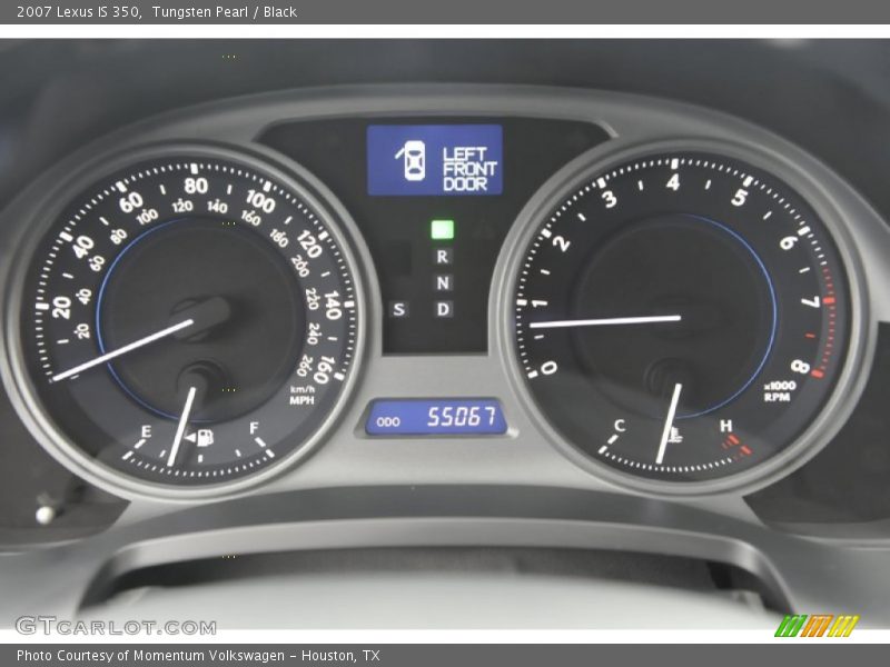 Tungsten Pearl / Black 2007 Lexus IS 350