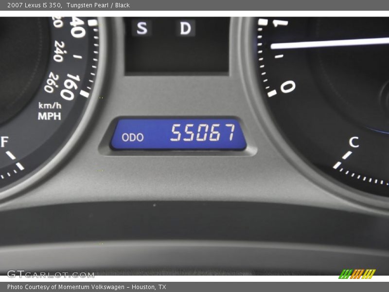Tungsten Pearl / Black 2007 Lexus IS 350