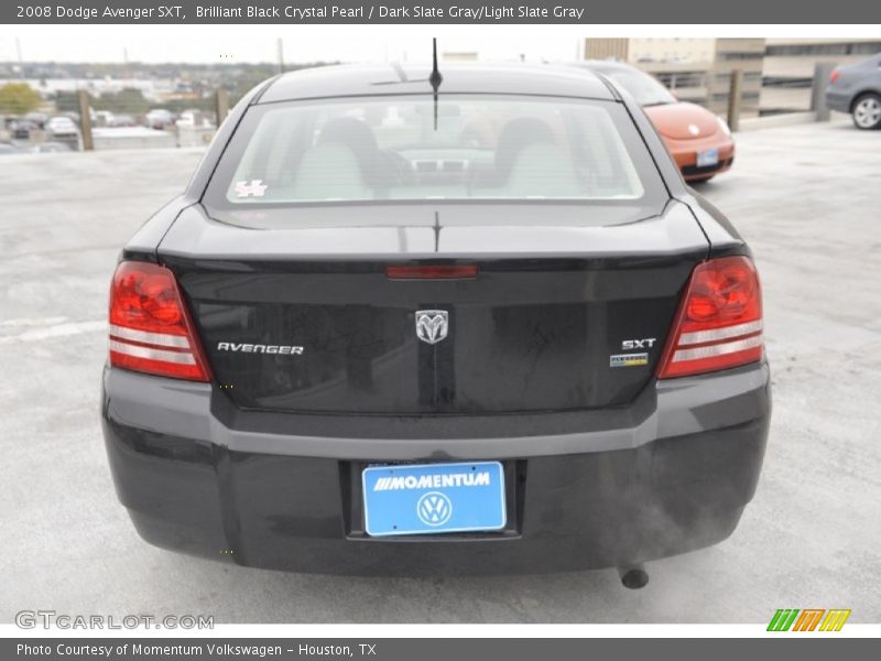 Brilliant Black Crystal Pearl / Dark Slate Gray/Light Slate Gray 2008 Dodge Avenger SXT