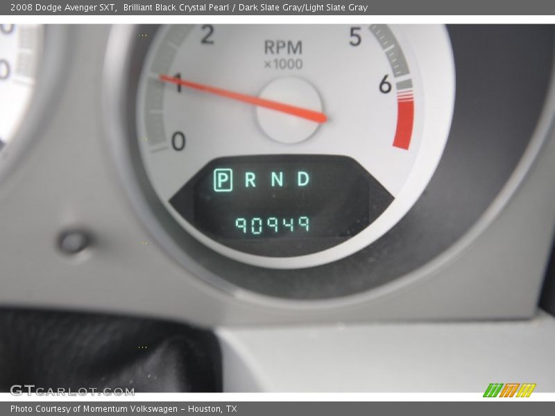 Brilliant Black Crystal Pearl / Dark Slate Gray/Light Slate Gray 2008 Dodge Avenger SXT