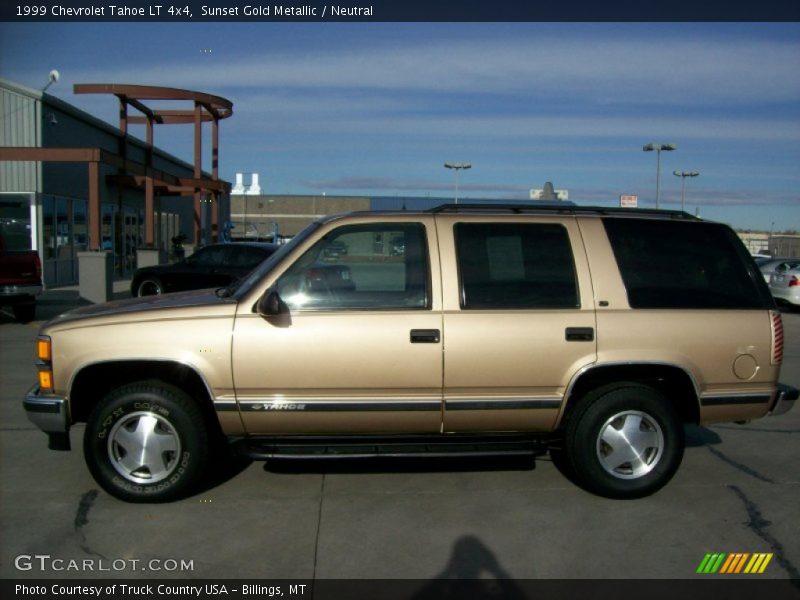 Sunset Gold Metallic / Neutral 1999 Chevrolet Tahoe LT 4x4