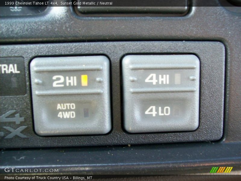 Sunset Gold Metallic / Neutral 1999 Chevrolet Tahoe LT 4x4