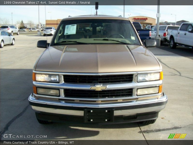 Sunset Gold Metallic / Neutral 1999 Chevrolet Tahoe LT 4x4