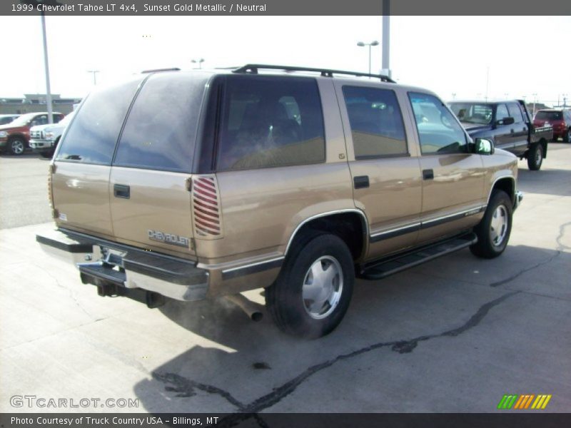 Sunset Gold Metallic / Neutral 1999 Chevrolet Tahoe LT 4x4