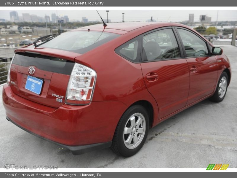 Barcelona Red Metallic / Gray 2006 Toyota Prius Hybrid