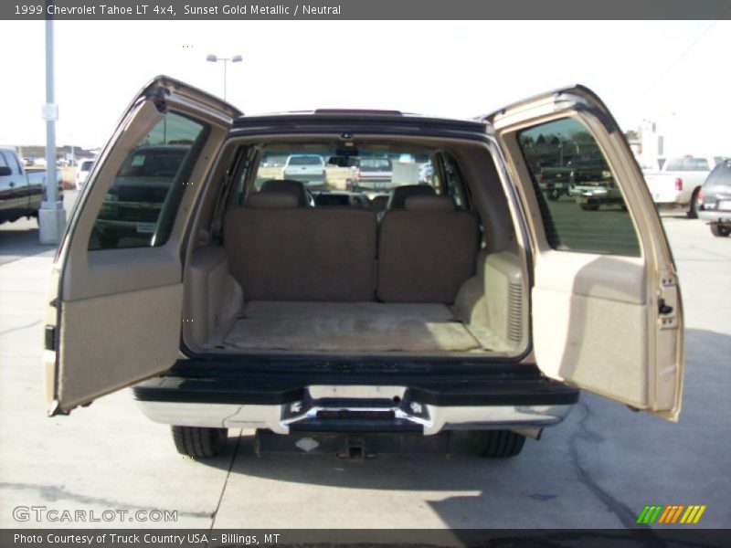 Sunset Gold Metallic / Neutral 1999 Chevrolet Tahoe LT 4x4