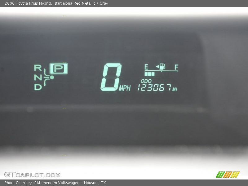 Barcelona Red Metallic / Gray 2006 Toyota Prius Hybrid